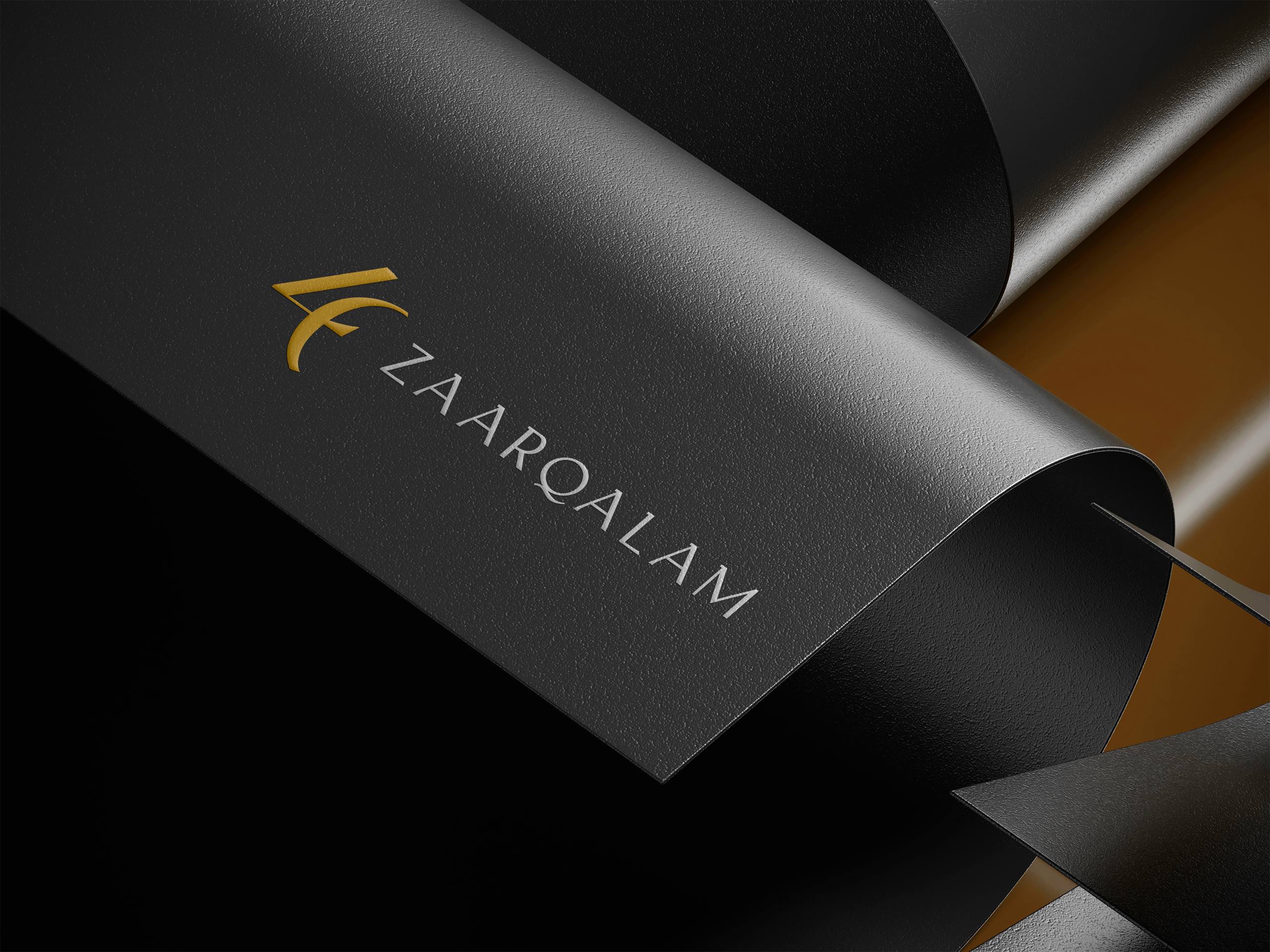 zaarqalam brand identity — namuna